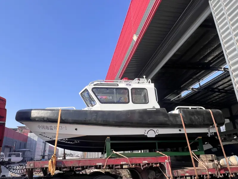 Το Lawada® Yacht παρέδωσε με επιτυχία ένα περιπολικό σκάφος αλουμινίου μήκους 7,8 μέτρων